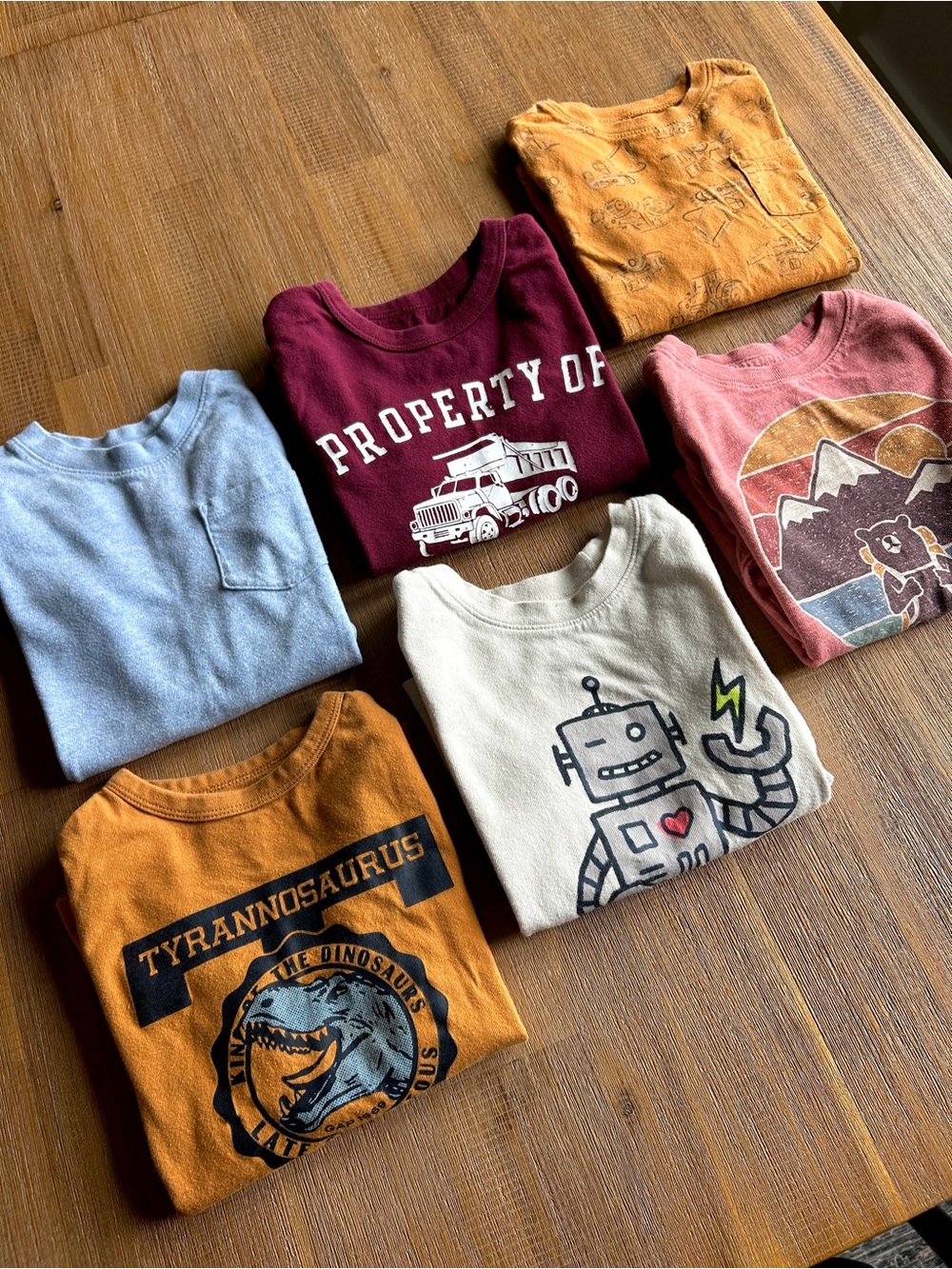 6pc Lot of 5T Long-Sleeve Tees